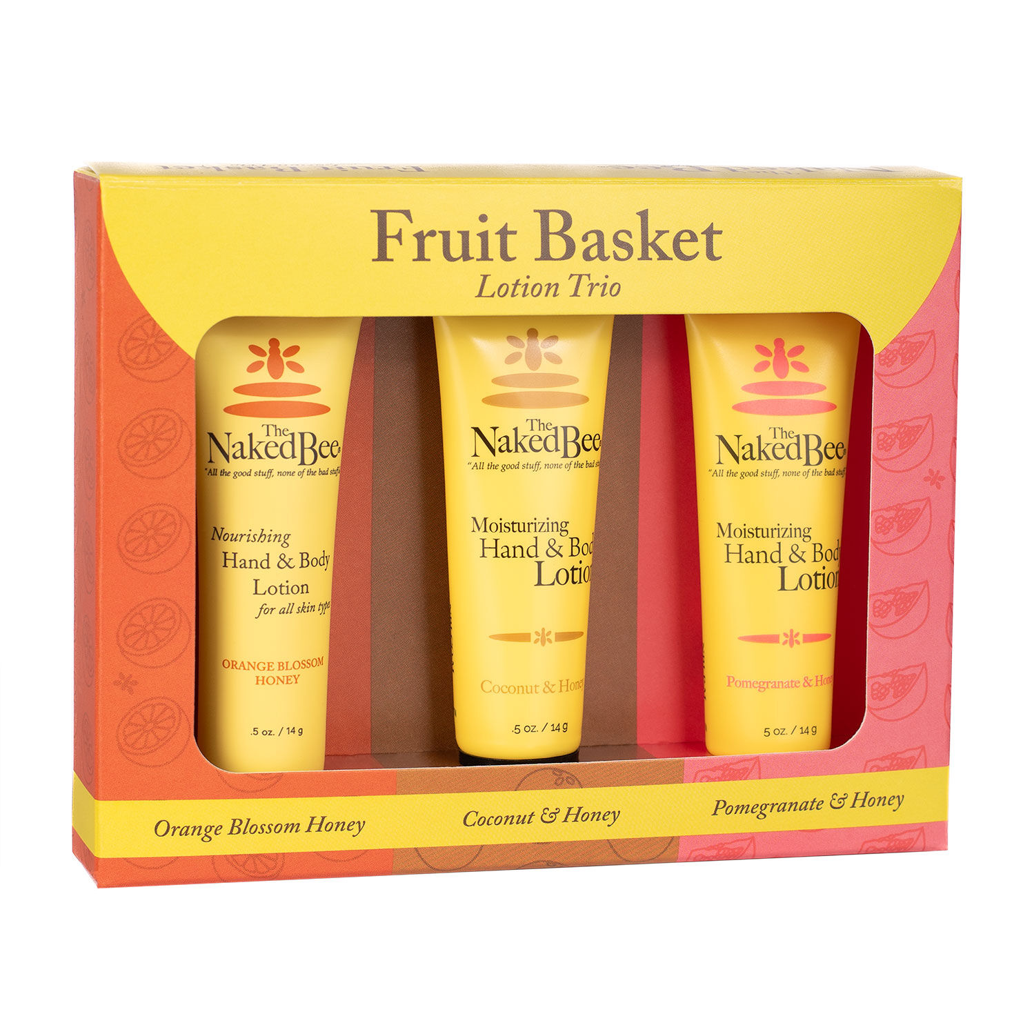 The Naked Bee Fruit Basket Lotion Trio