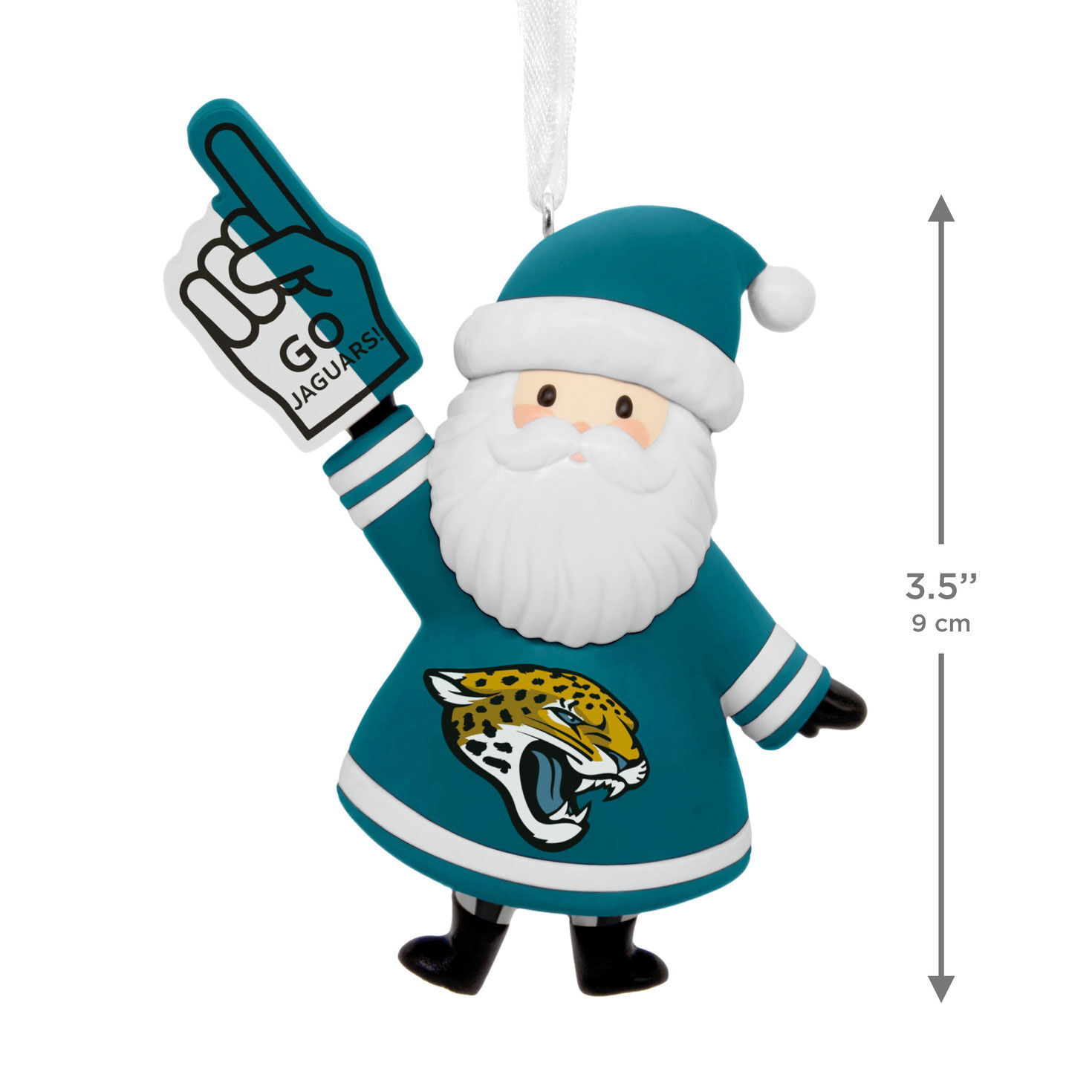 NFL Jacksonville Jaguars Santa Fan Hallmark Ornament - Hallmark