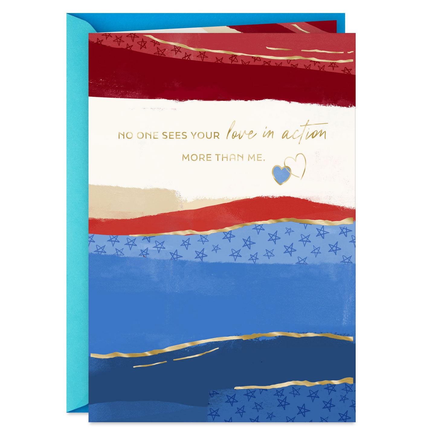 Lucky to Love You Love Card for Veteran