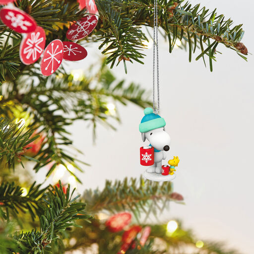 Mini Peanuts® Winter Fun With Snoopy Ornament, 1.21", 