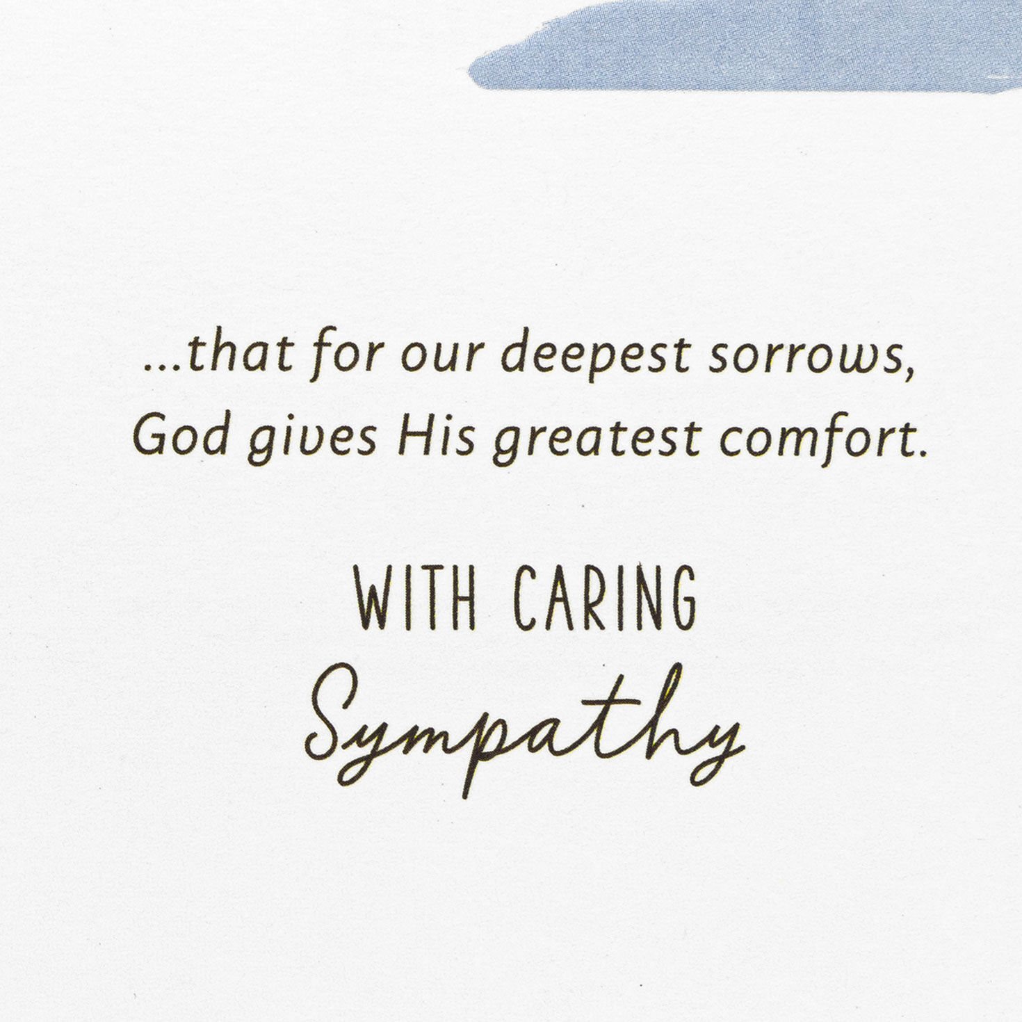 Heaven Understands Religious Sympathy Card for Family, , large image number 2