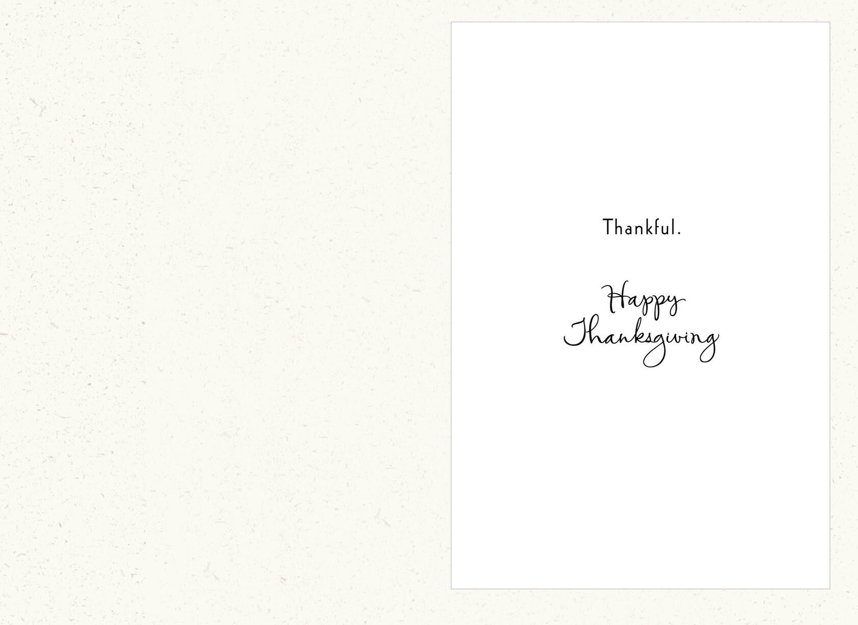 For Our Son Thanksgiving Card