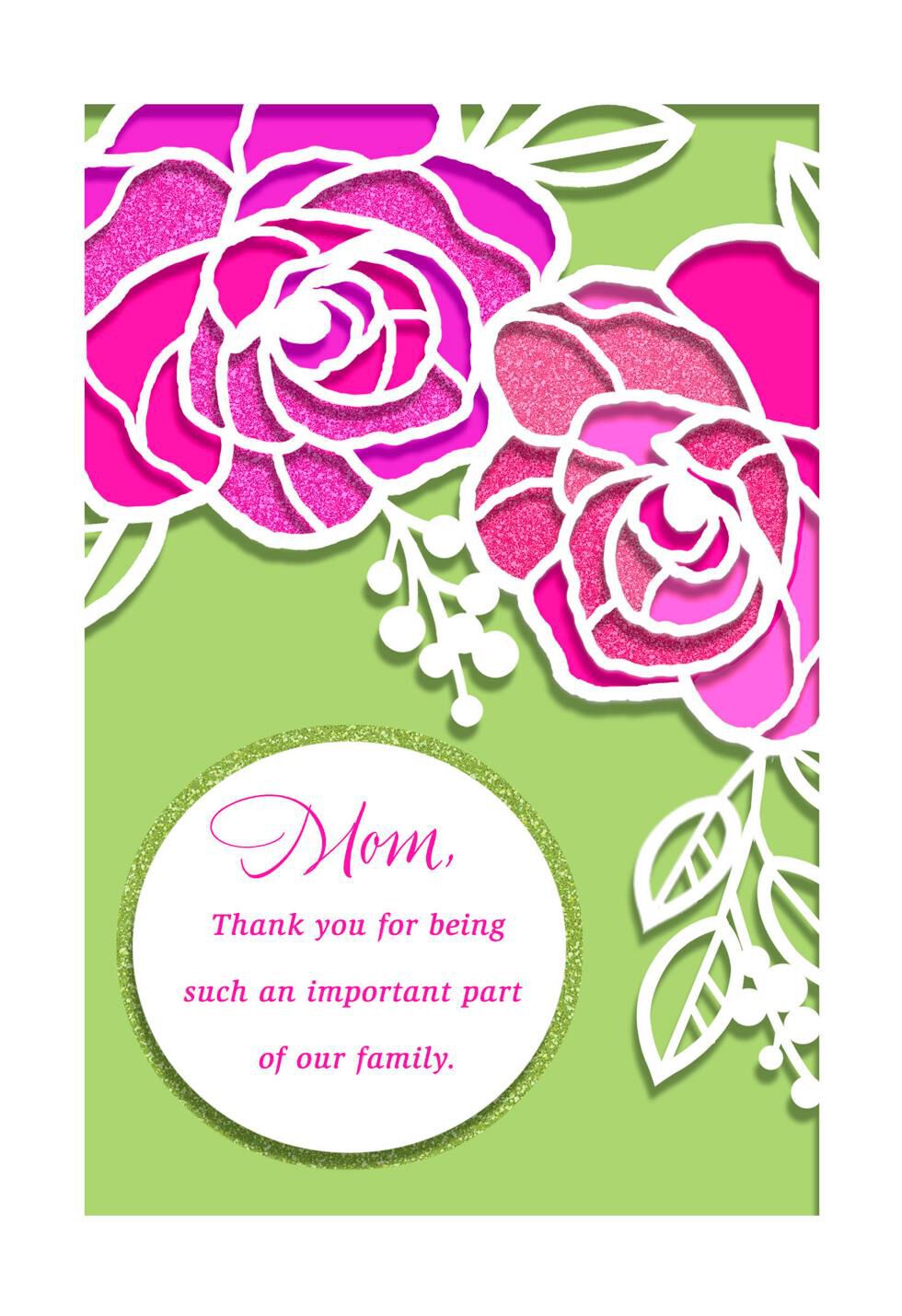 For a Wonderful Woman Mother's Day Card From Family