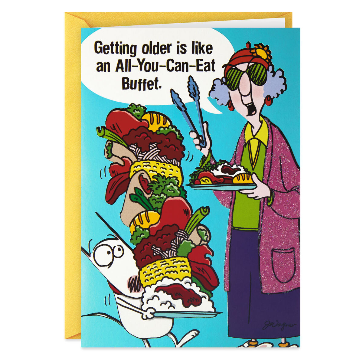 Maxine™ All You Can Eat Buffet Funny Birthday Card Greeting Cards