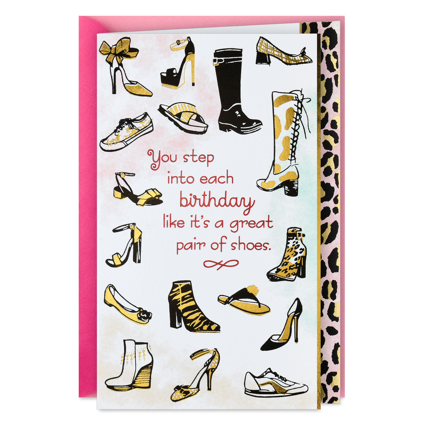 Putting Your Best Foot Forward Birthday Card