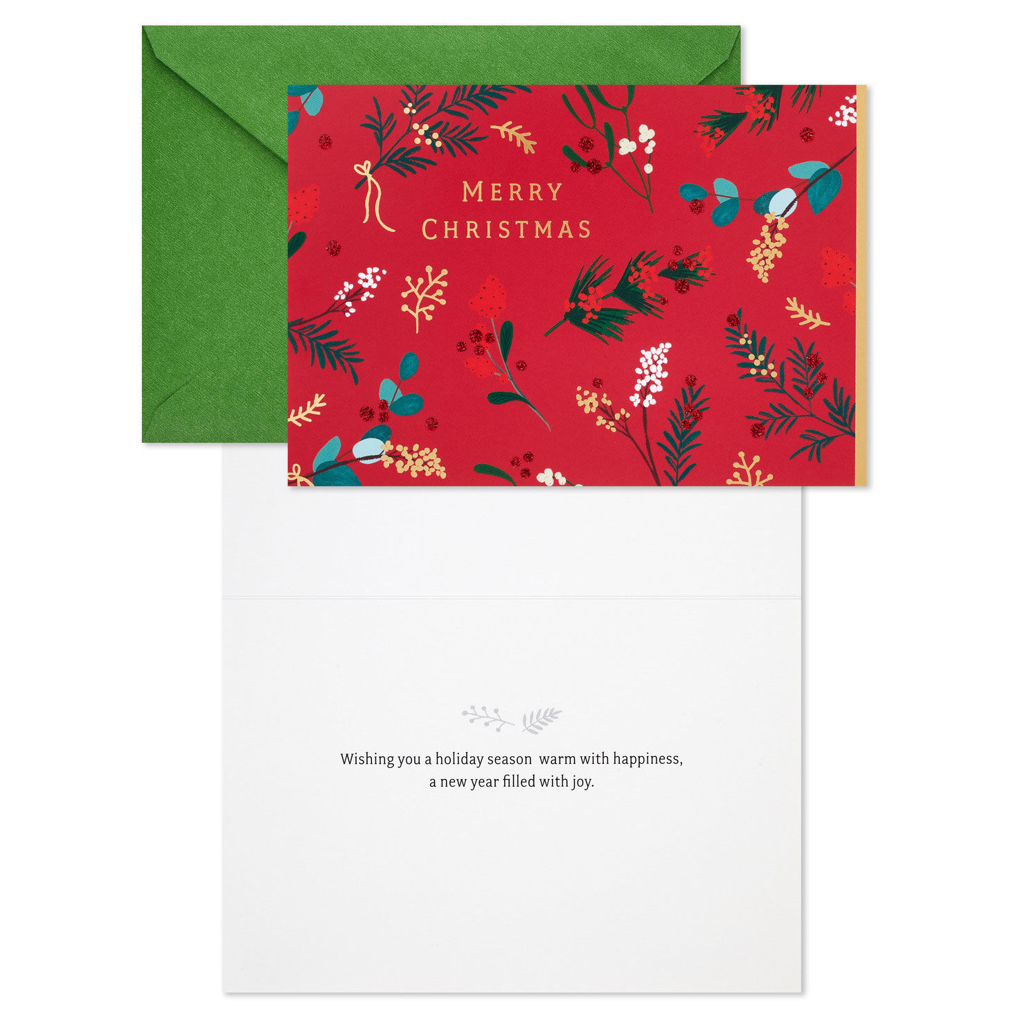 Holiday Berries and Greenery Boxed Christmas Cards, Pack of 16 for only USD 15.49 | Hallmark