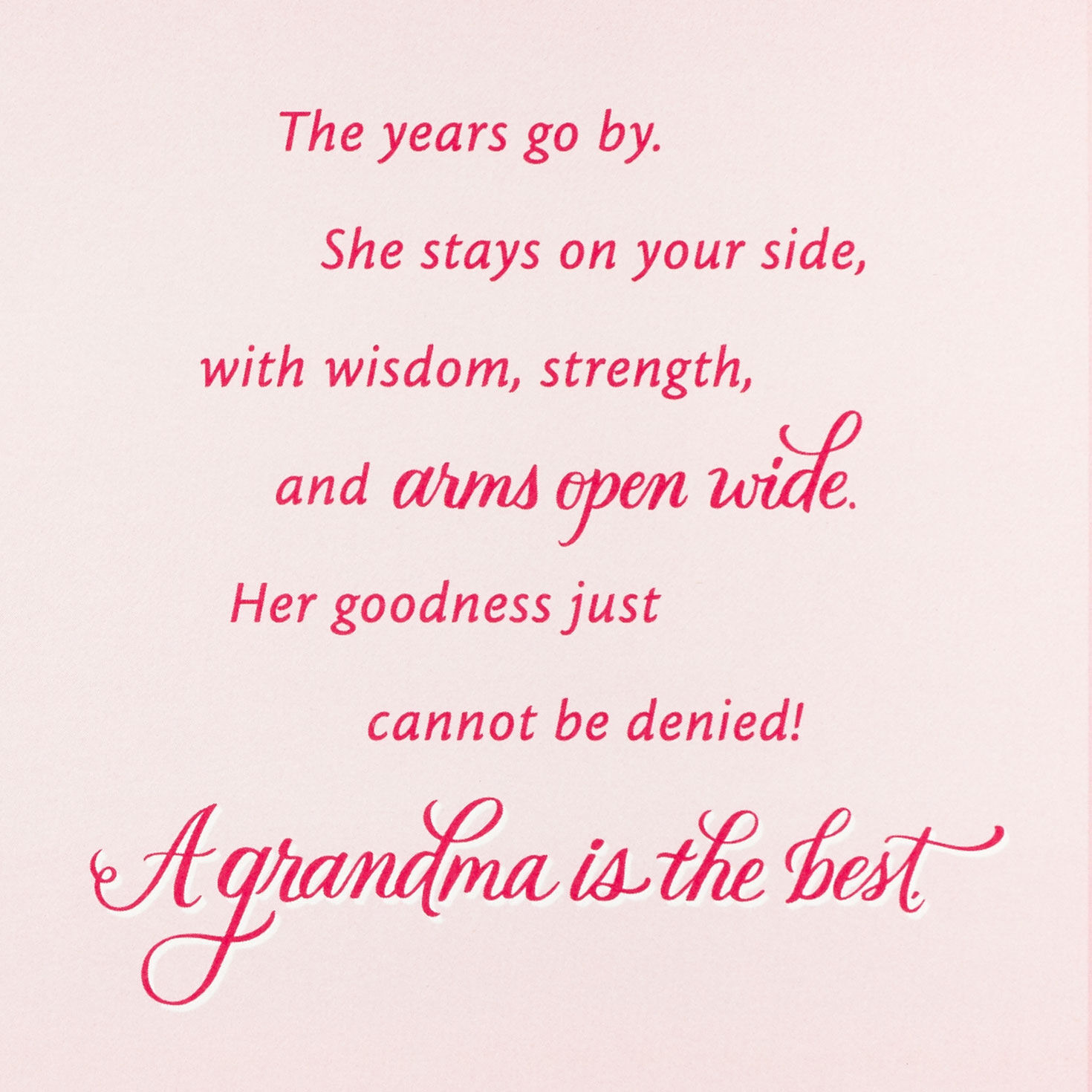 The Best in a Million Ways Birthday Card for Grandma, , large image number 3