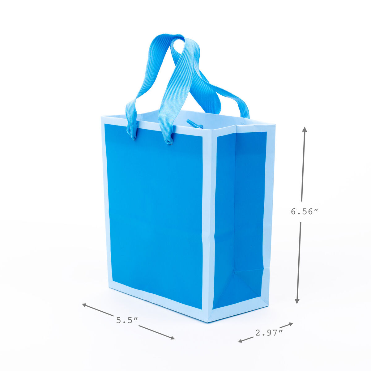 6.5" Assorted Bright Colors 5Pack Gift Bags Gift Bag Sets Hallmark