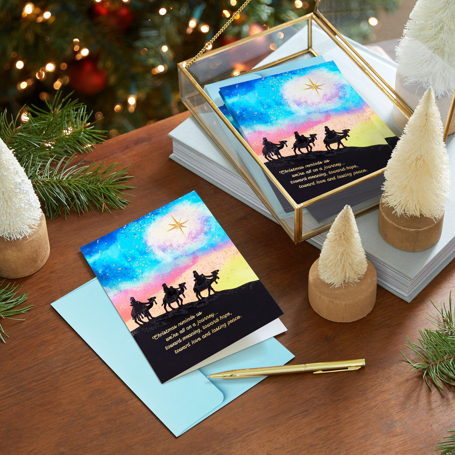Journey Through the Season Boxed Christmas Cards, Pack of 16 for only USD 15.49 | Hallmark