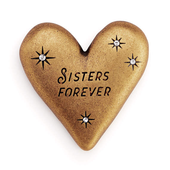 Demdaco Sisters Forever Heart Token