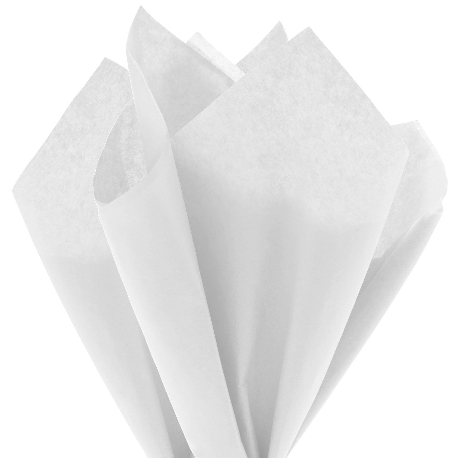 Solid White Tissue Paper, 10 sheets, , large image number 2