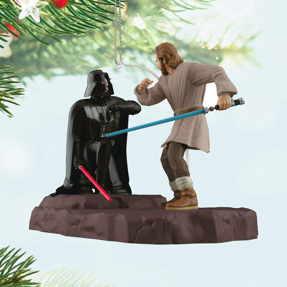 Star Wars: Obi-Wan Kenobi™ Face-Off With Darth Vader™ Ornament With Sound, , large image number 2