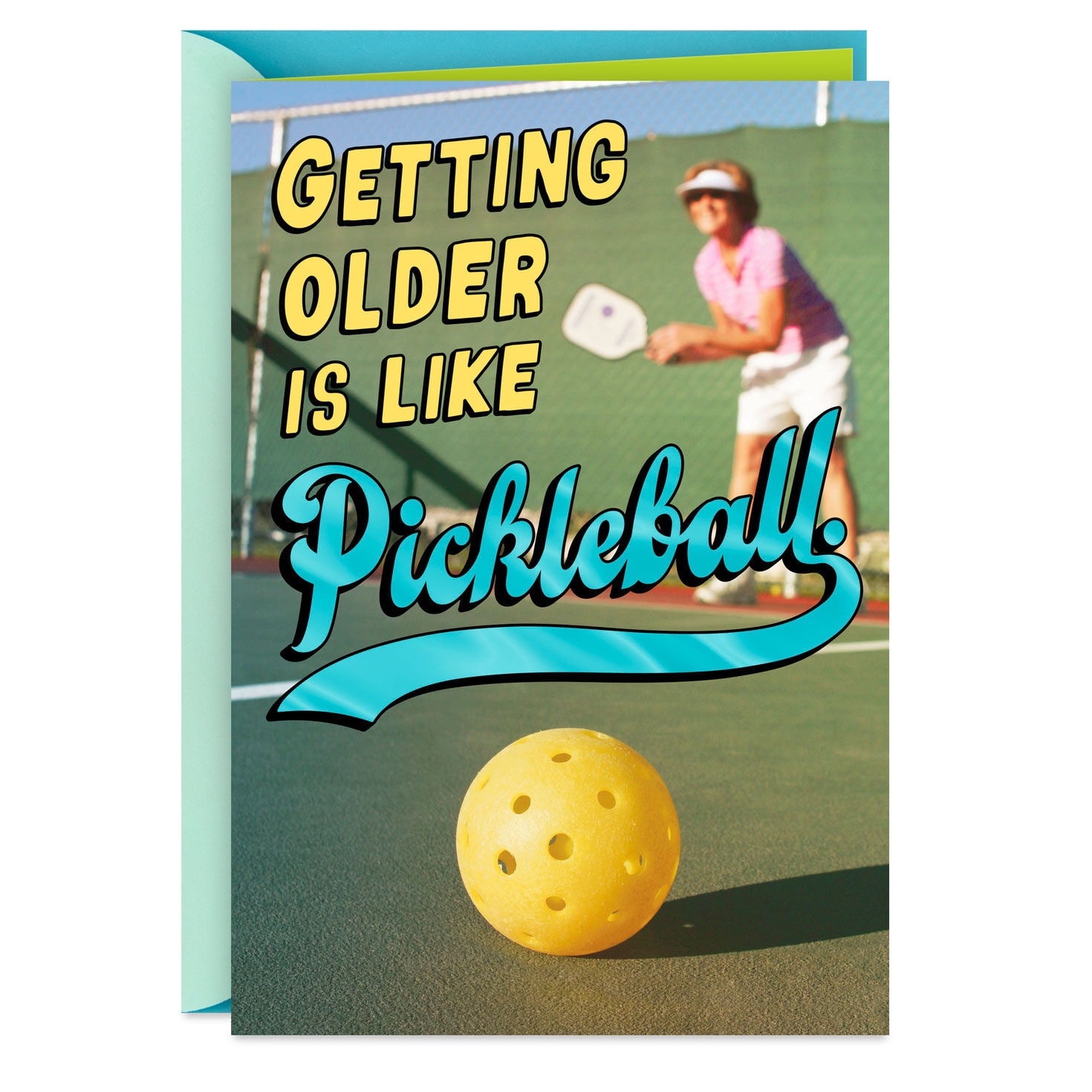 Getting Older Is Like Pickleball Funny Birthday Card for only USD 2.99 | Hallmark
