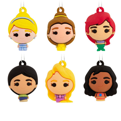 Mini Disney Princess Shatterproof Hallmark Ornaments, Set of 6, 