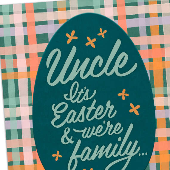 Happy We're Family Easter Card for Uncle, , large image number 4