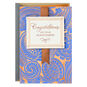 Blue Paisley Congratulations Card Card Front image number 1
