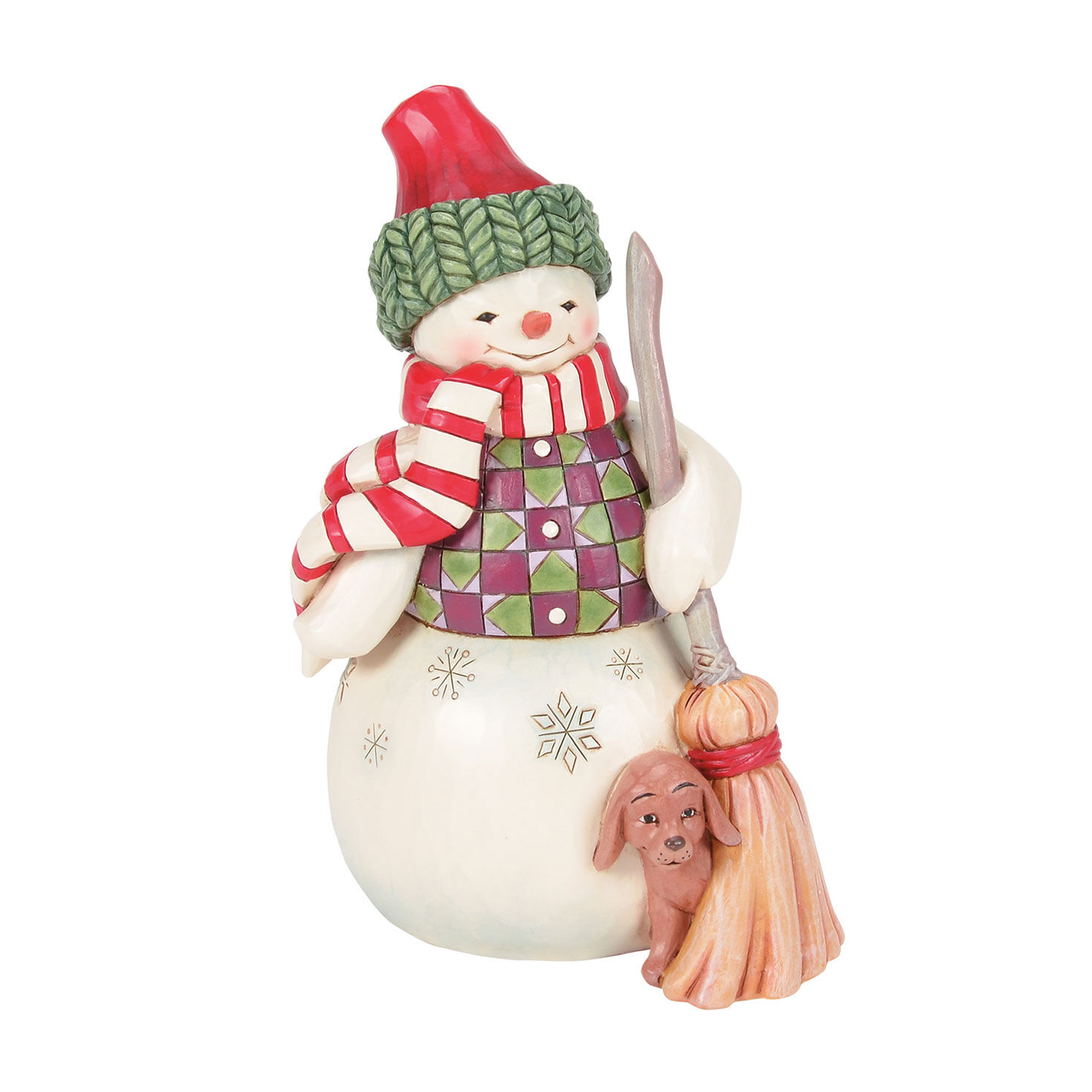 Jim Shore Heartwood Creek Snowman With Peeking Dog Figurine, 7" for only USD 54.99 | Hallmark