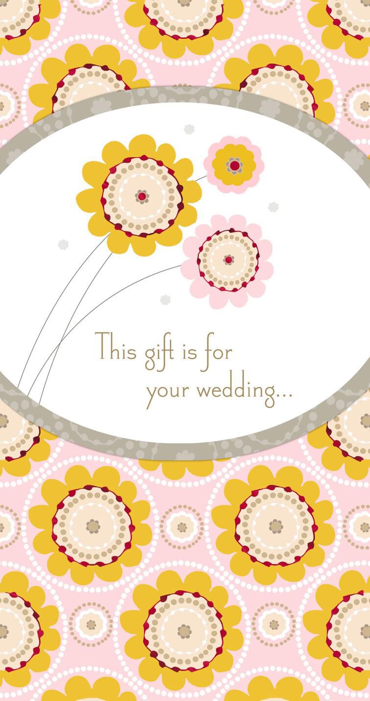 Best Wishes for Always Money Holder Wedding Card