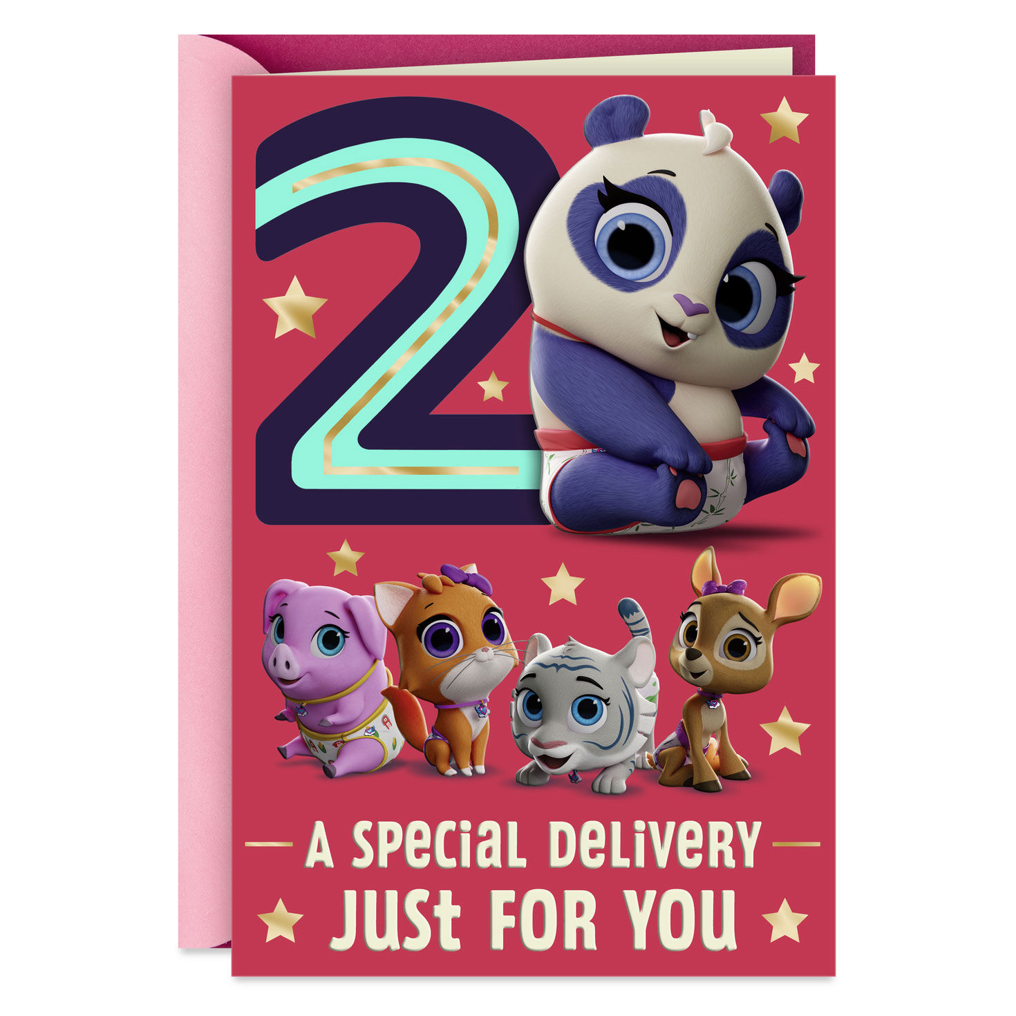 Disney Junior T.O.T.S. Loads of Love 2nd Birthday Card
