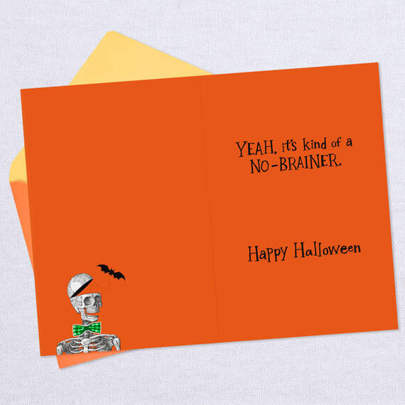 Goofy Skeleton You're Cool Funny Halloween Card, , large image number 3