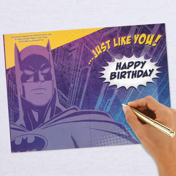 DC Comics™ Batman™ Legendary Birthday Card With Magnet, , large image number 7
