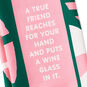 Drinks on Me True Friend Funny Dish Towel  image number 3