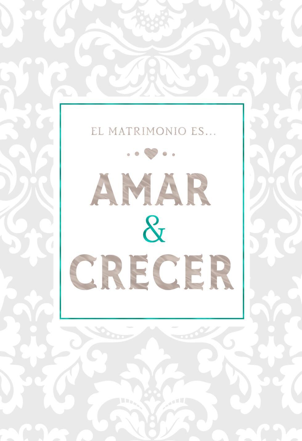 To Love and to Grow Spanish-Language Wedding Card