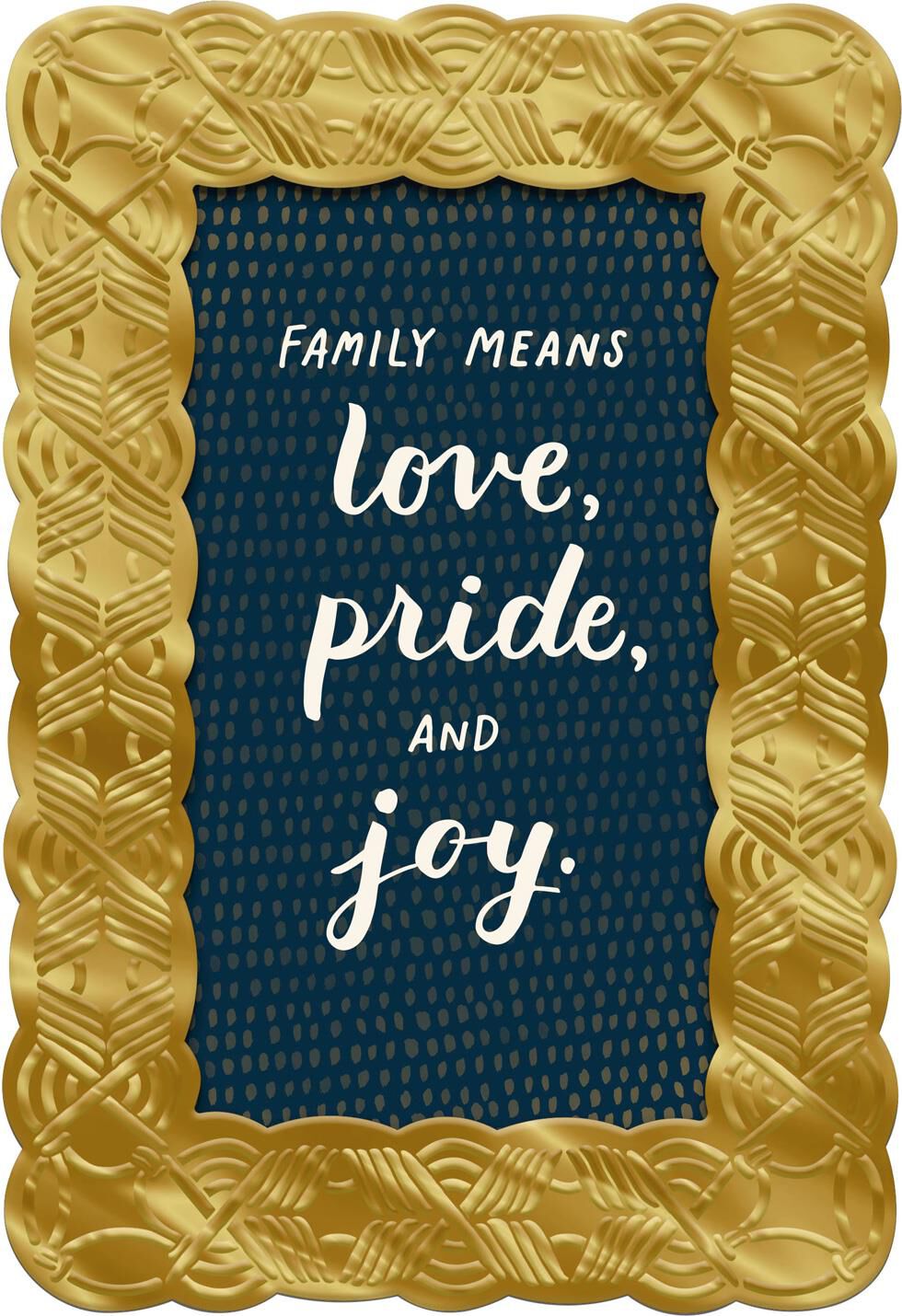 Golden 1st Father's Day Card