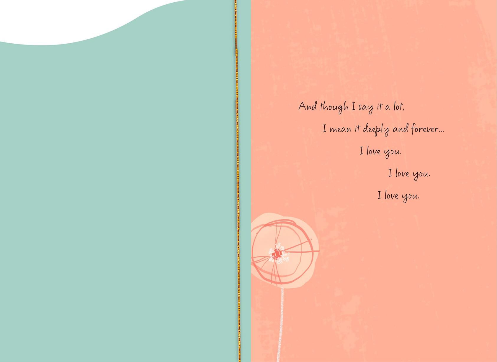 Deeply and Forever Love Card