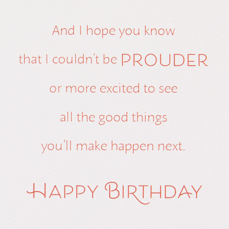 I'm Proud of You, Daughter Birthday Card, , large image number 3