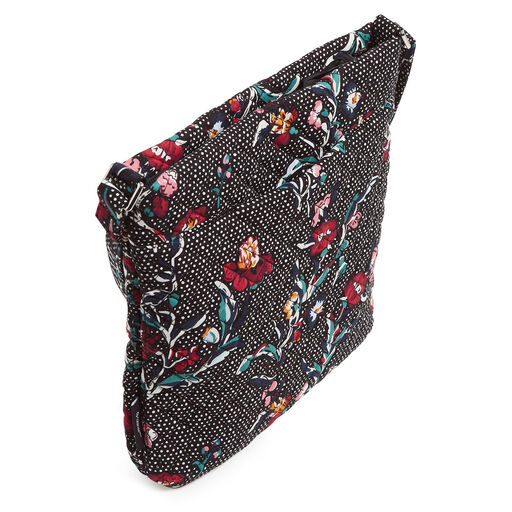 Vera Bradley Triple-Zip Hipster in Perennials Noir Dot, 