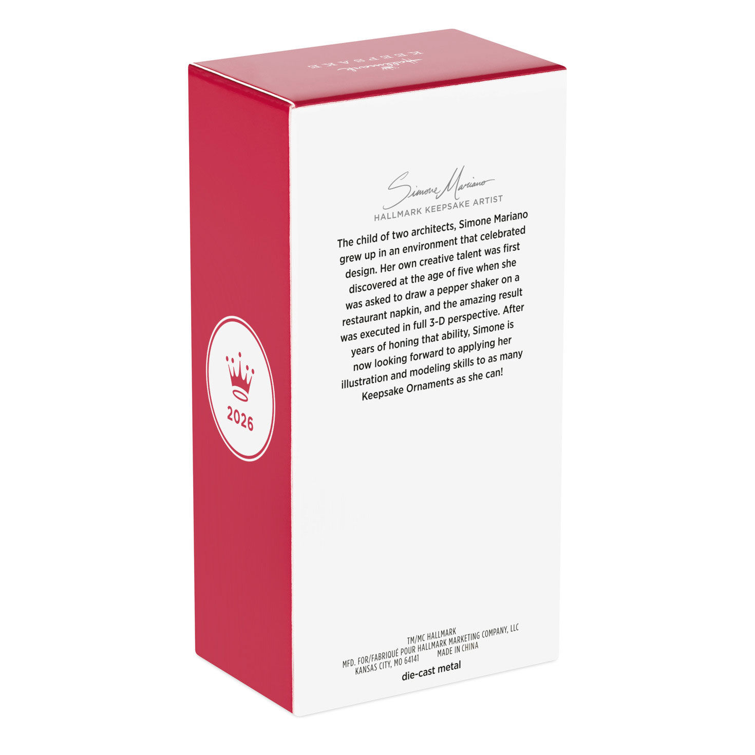 Disney Cars Lightning McQueen Keepsake Ornament Package back image number 8