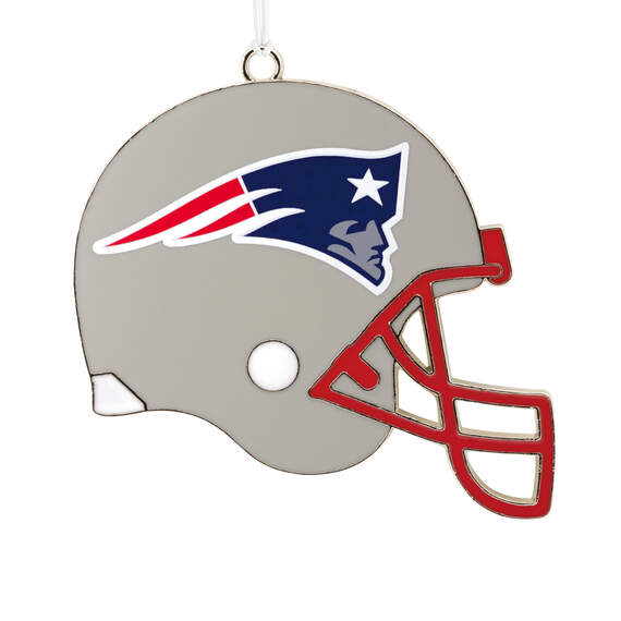 NFL New England Patriots Football Helmet Metal Hallmark Ornament