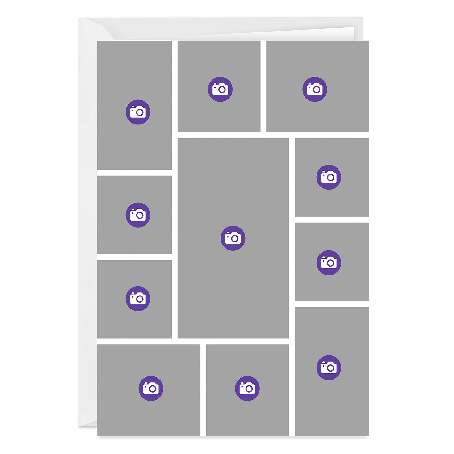 Create Your Own 11-Photo Collage Custom Card