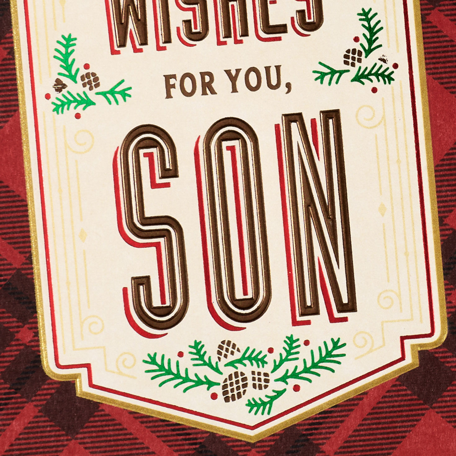 Wishing You Happiness, Success and Love Christmas Card for Son for only USD 6.99 | Hallmark