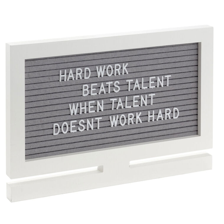 Letter Board and Ribbon Holder Wall Decor