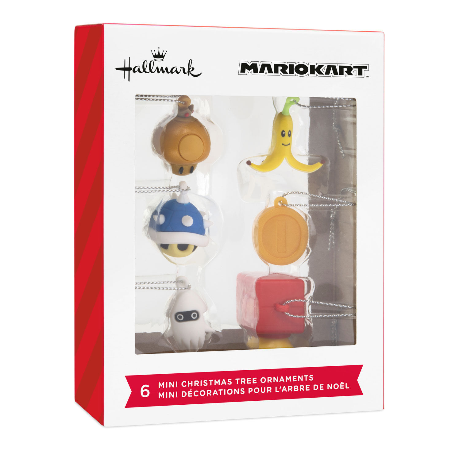 6 Mario Kart Mini Christmas Ornaments package front image number 7