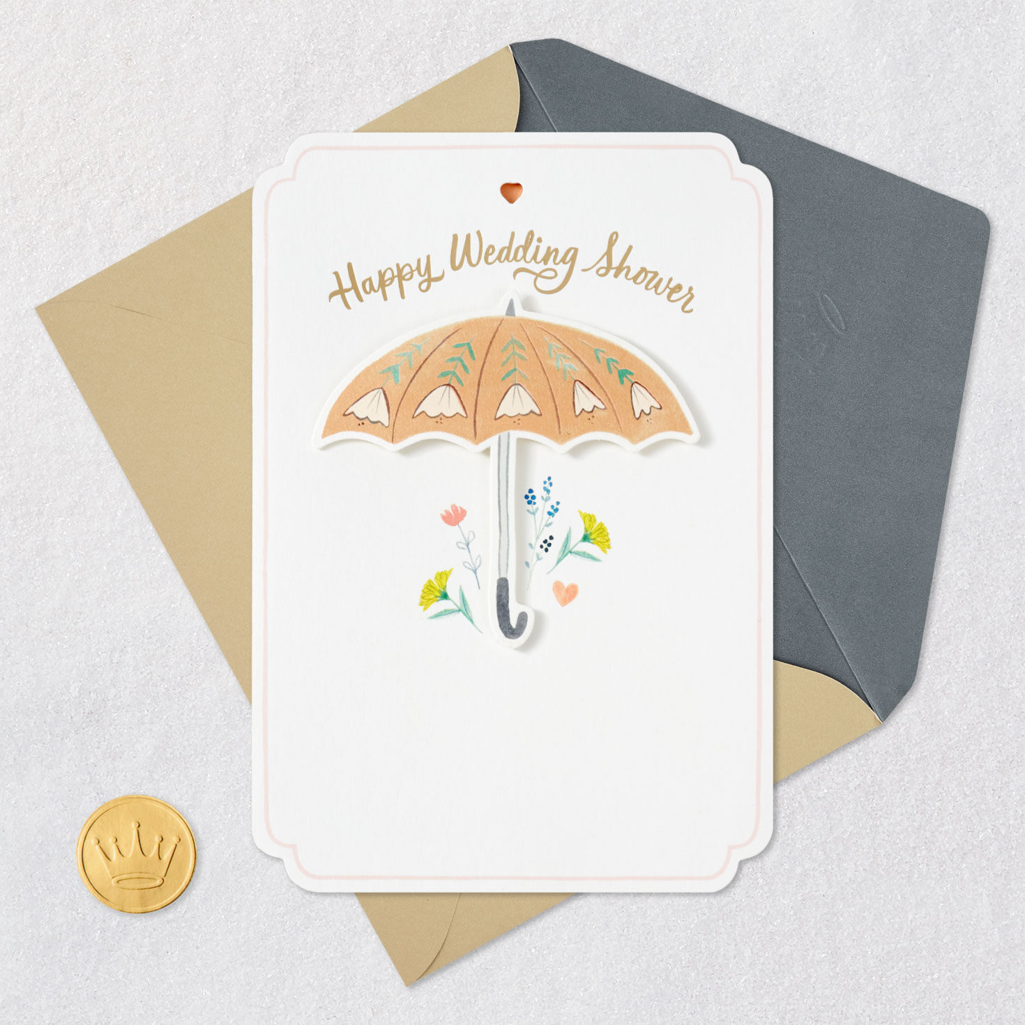 Your Promise Makes Hearts Happy Bridal Shower Card for Couple for only USD 5.99 | Hallmark
