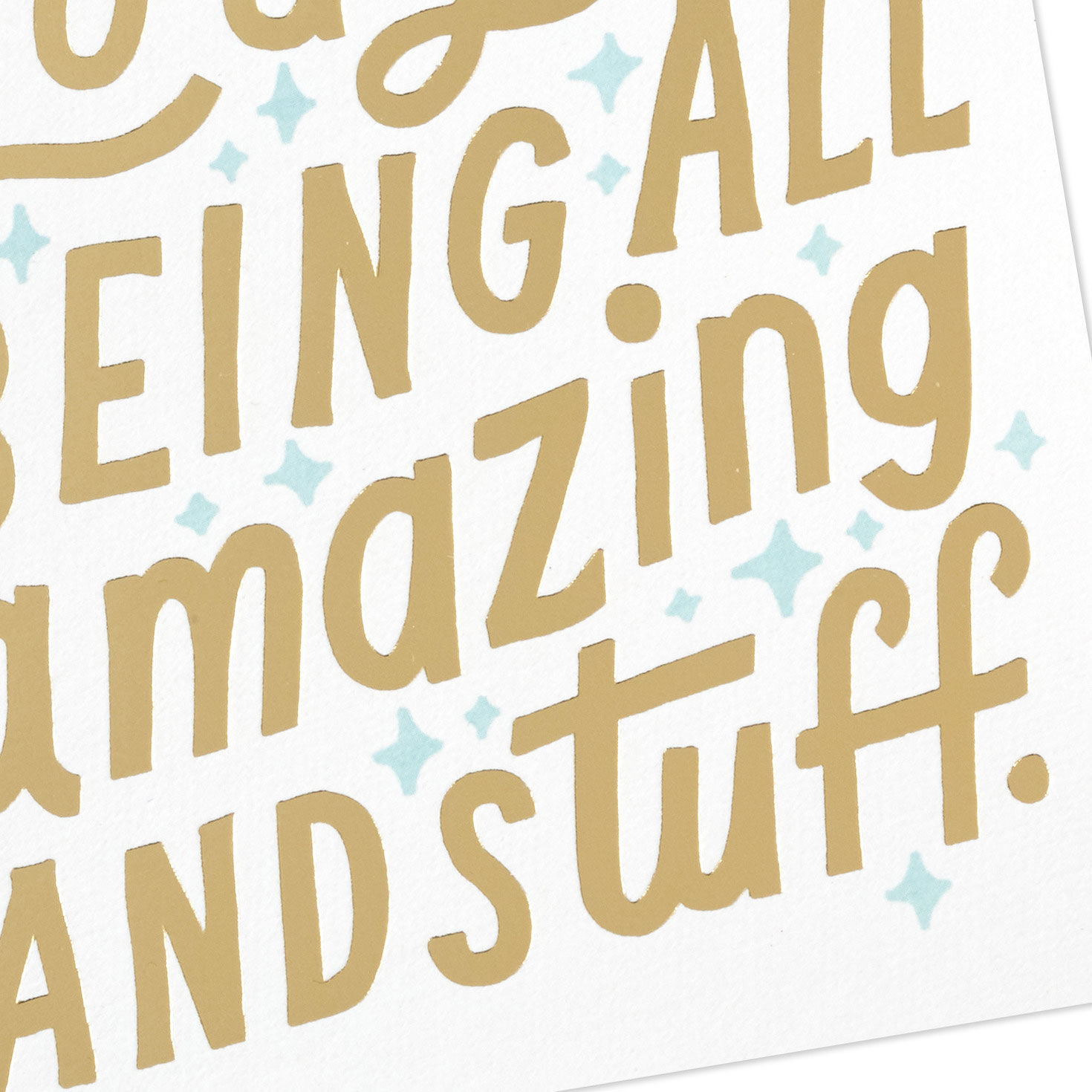 Playful Lettering Blank Thank You Note Cards Pack card front detail image number 3