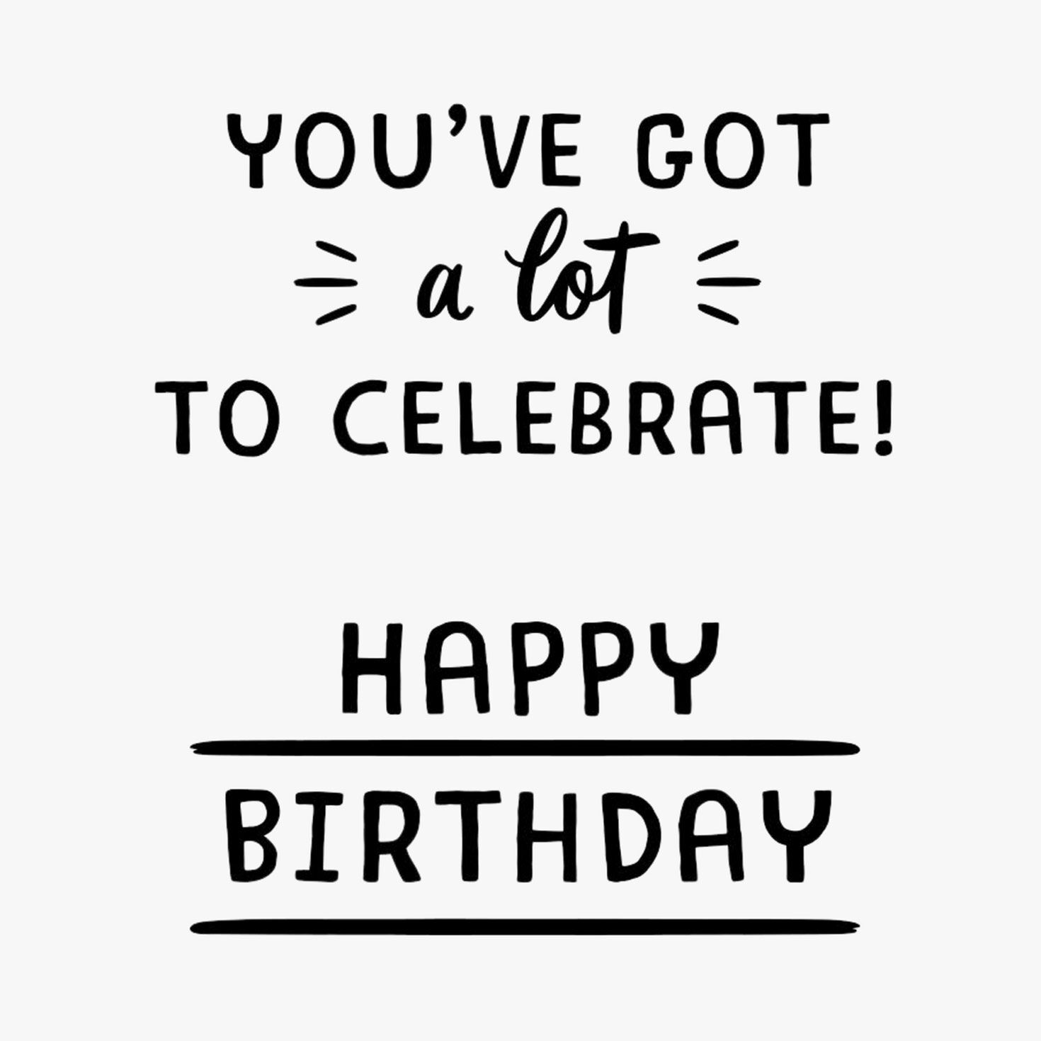 Birthday Cake on Plates Birthday Card Sentiment image number 2