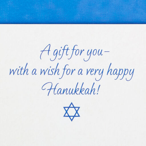 A Gift For You Money Holder Hanukkah Card, 
