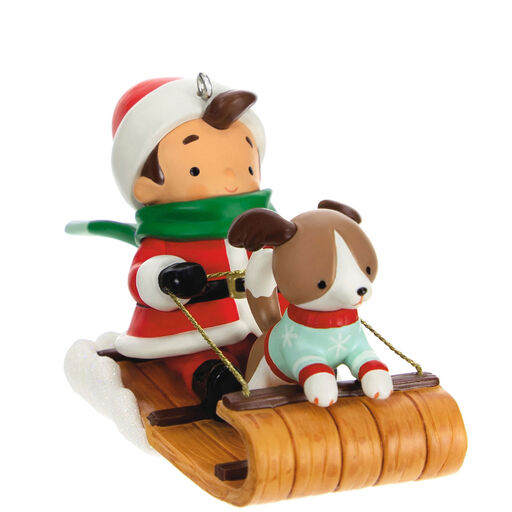 Young Santa Ornament, 
