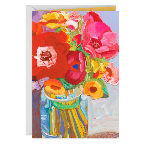 UNICEF Flowers All Kinds of Happy Birthday Card, , large image number 1