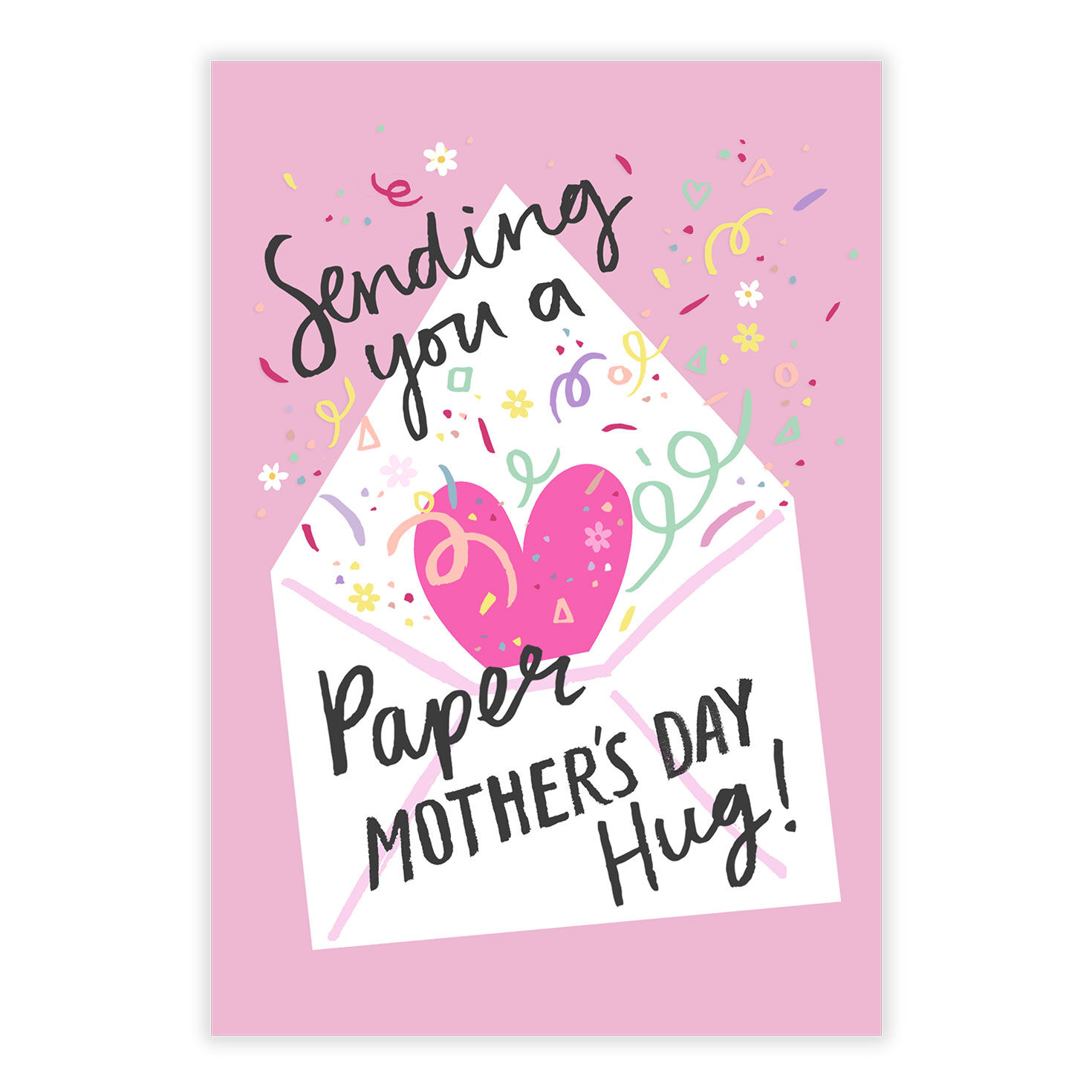 Paper Hug Personalized Mother's Day Card front image number 2