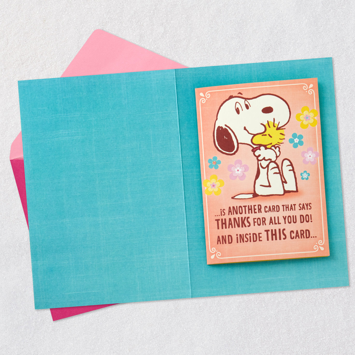 Peanuts&reg; Tiny, Heartfelt Hug Mother's Day Card with Mini Cards, , large image number 3