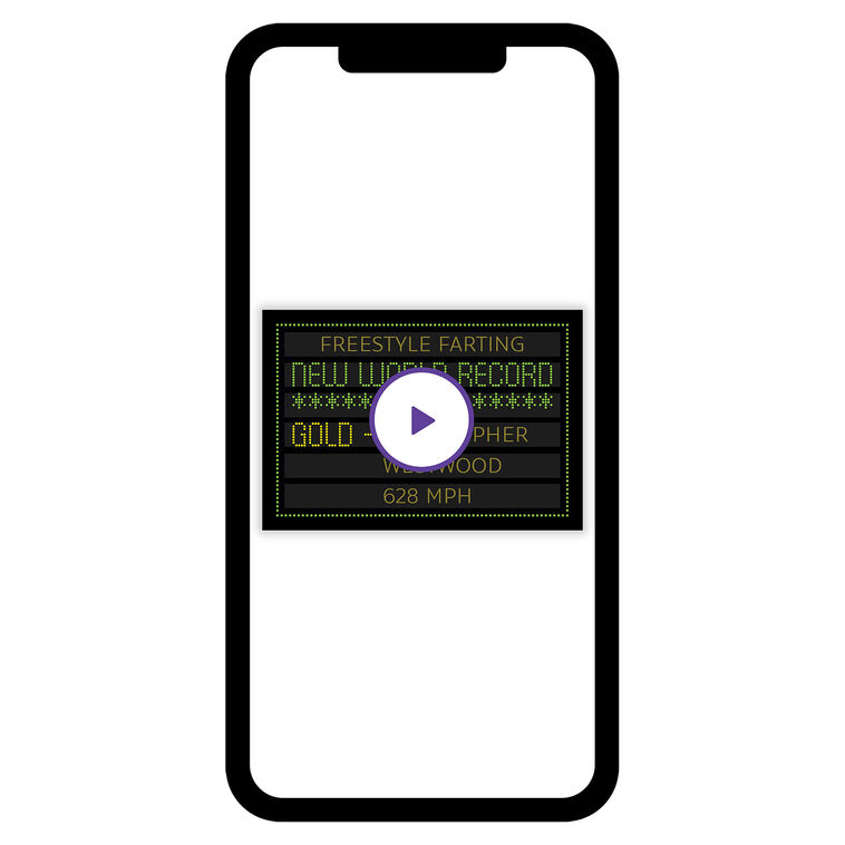 World Record Holder Board Funny Celebration eCard