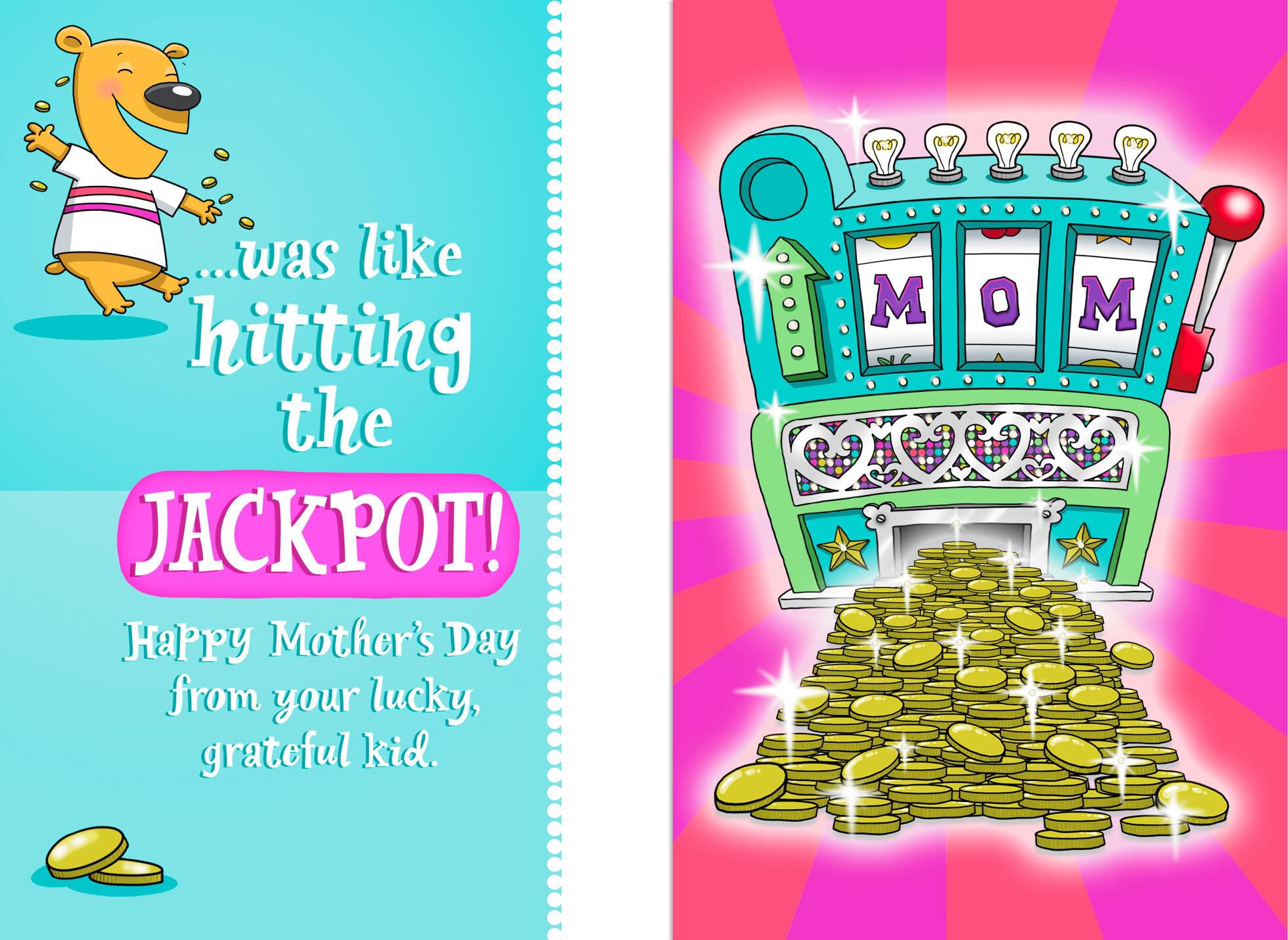 Jackpot Mother's Day Sound Card With Light