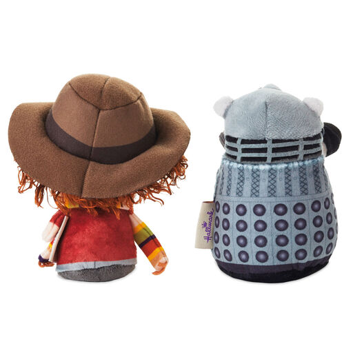 itty bittys® Doctor Who The Fourth Doctor and Dalek Plush, Set of 2, 