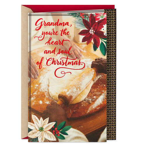 You're the Heart and Soul of Christmas, Grandma Christmas Card, 