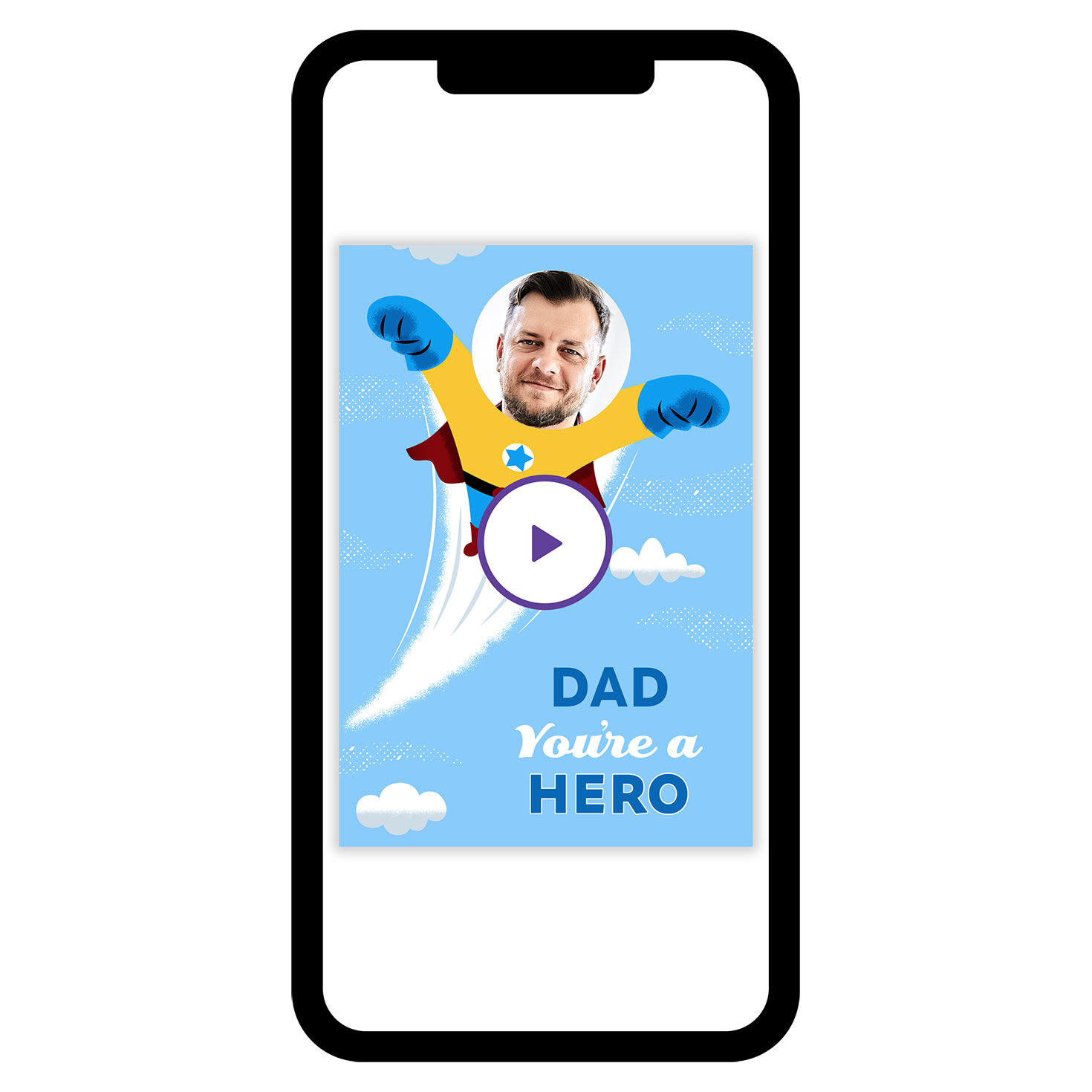 You're a Hero Father's Day eCard